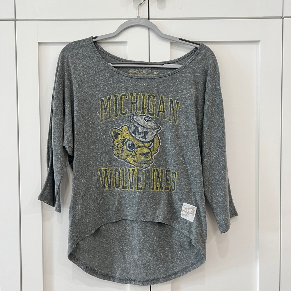Retro Brand University of Michigan Wolverines Shirt Small Pre-Owned